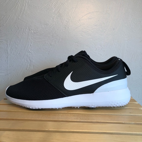 Nike Roshe Golf Shoes Black White AA1837-001 NEW - Picture 5 of 11